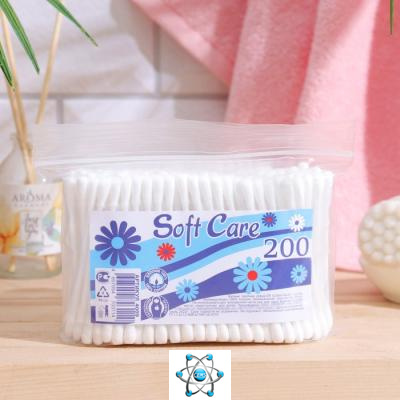 Ватные палочки Soft Care, 200 шт. — купить в Алматы